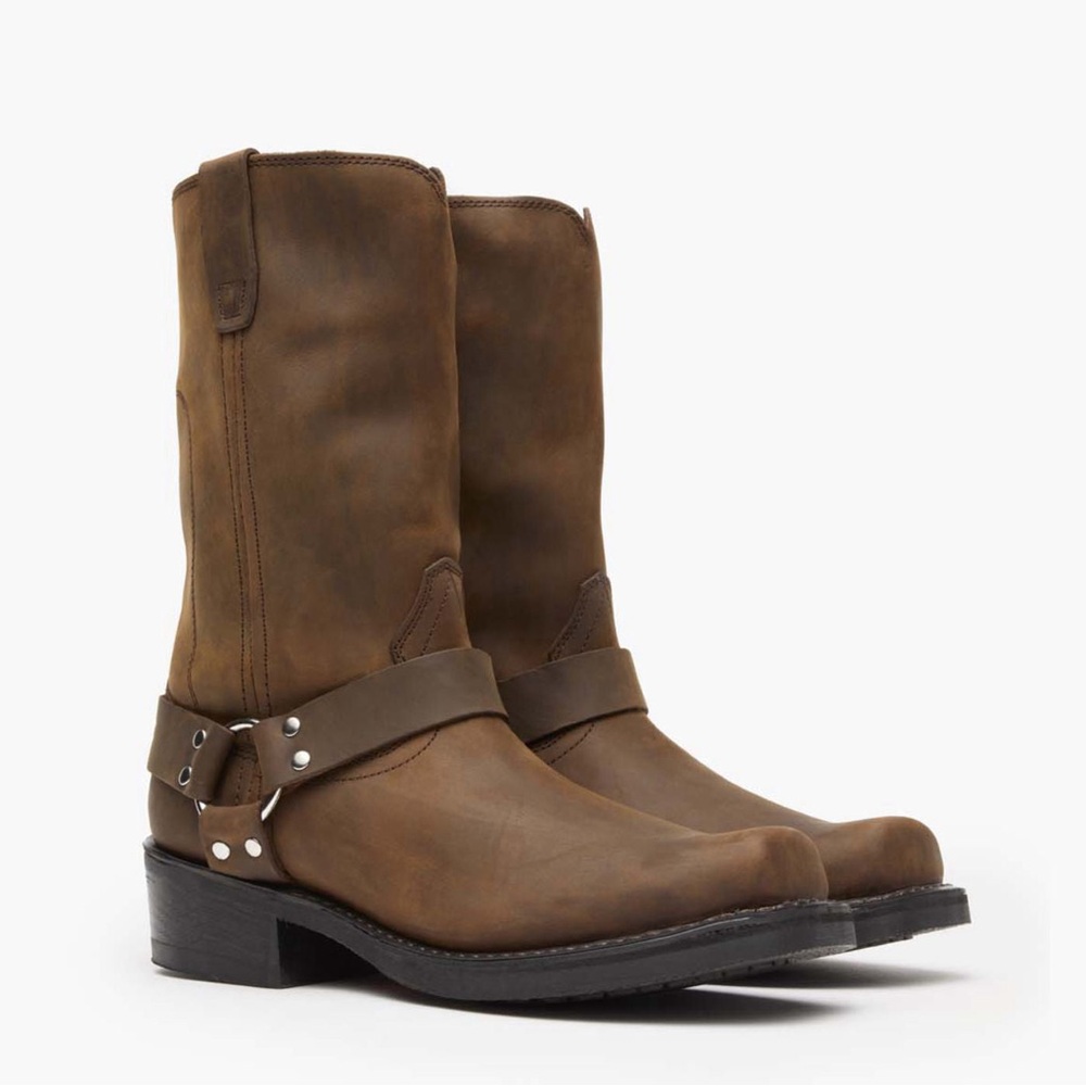 Durango Brown Harness Western Leather Boots size women’s 8